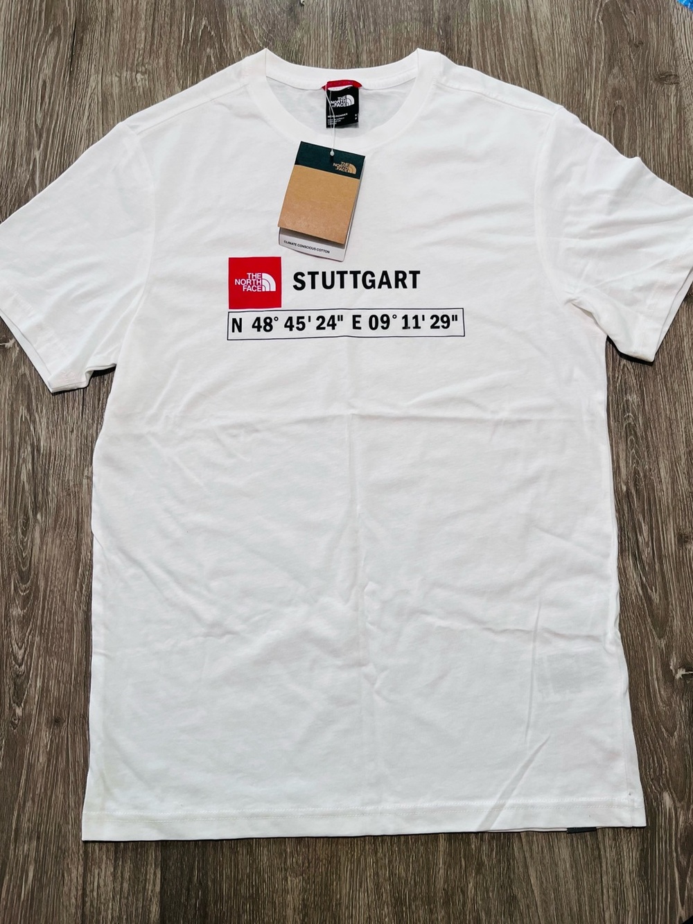 The North Face Stuttgart Germany GPS Coordinates Tee T-Shirt